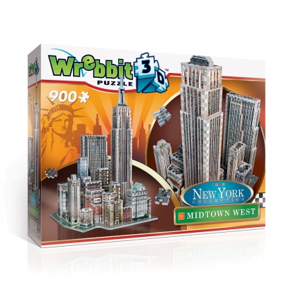 Midtown West | New York Collection | Wrebbit 3D Puzzle | Box