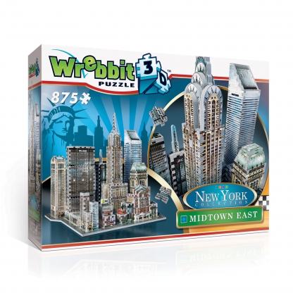 Midtown East | New York Collection | Wrebbit 3D Puzzle | Box