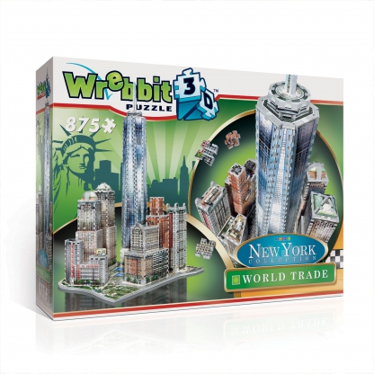 World Trade | New York | Wrebbit 3D Puzzle | Boîte