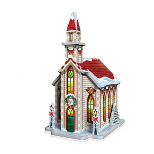 Chapel | Christmas Village | Wrebbit 3D Puzzle