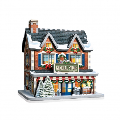 General Store | Christmas Village | Wrebbit 3D Puzzle