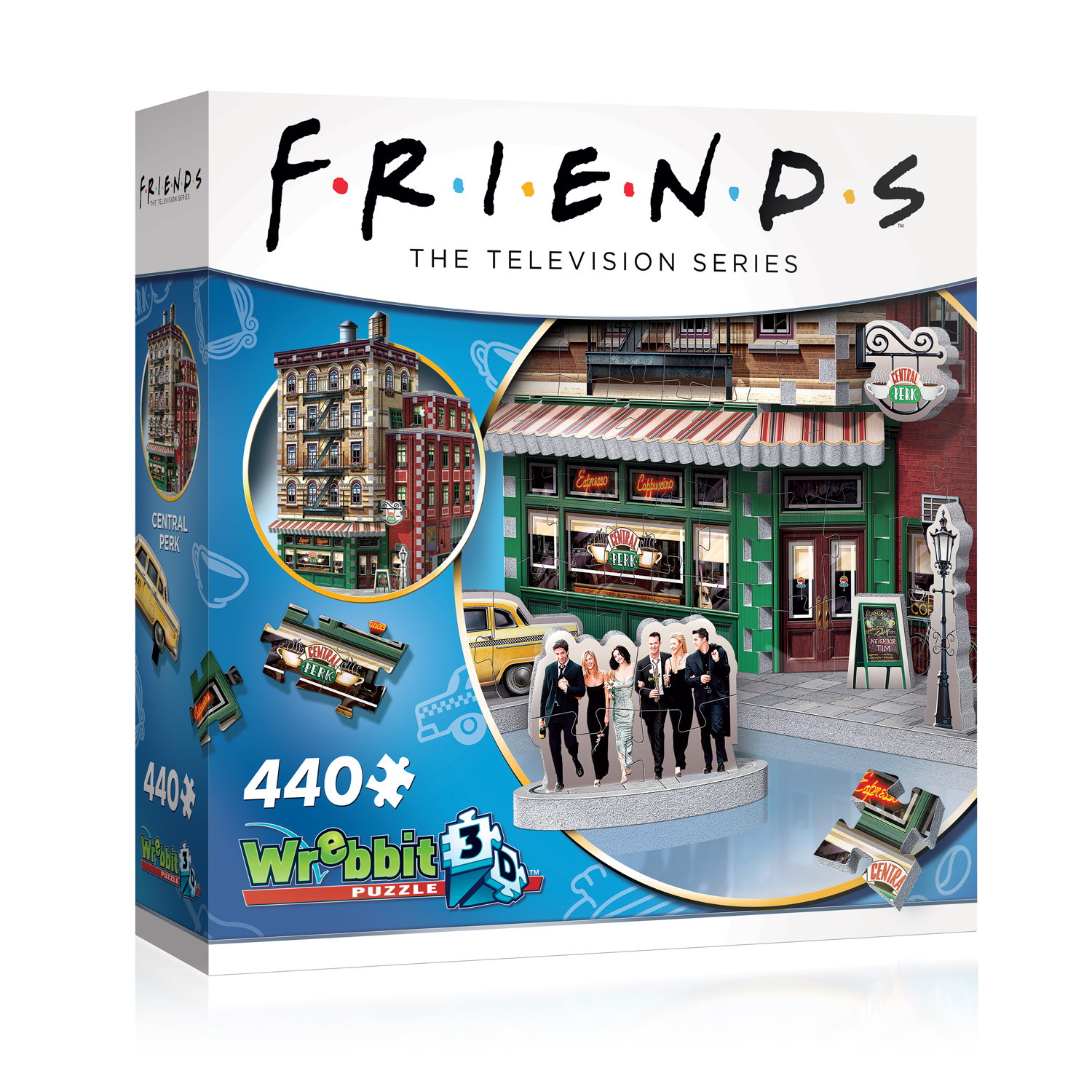 TV-Serie Wrebbit Cafe Central Perk New York 3D Puzzle Friends 420 Teile 