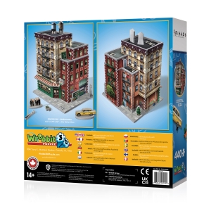 Central Perk | Friends | Wrebbit 3D Puzzle | Back of the box