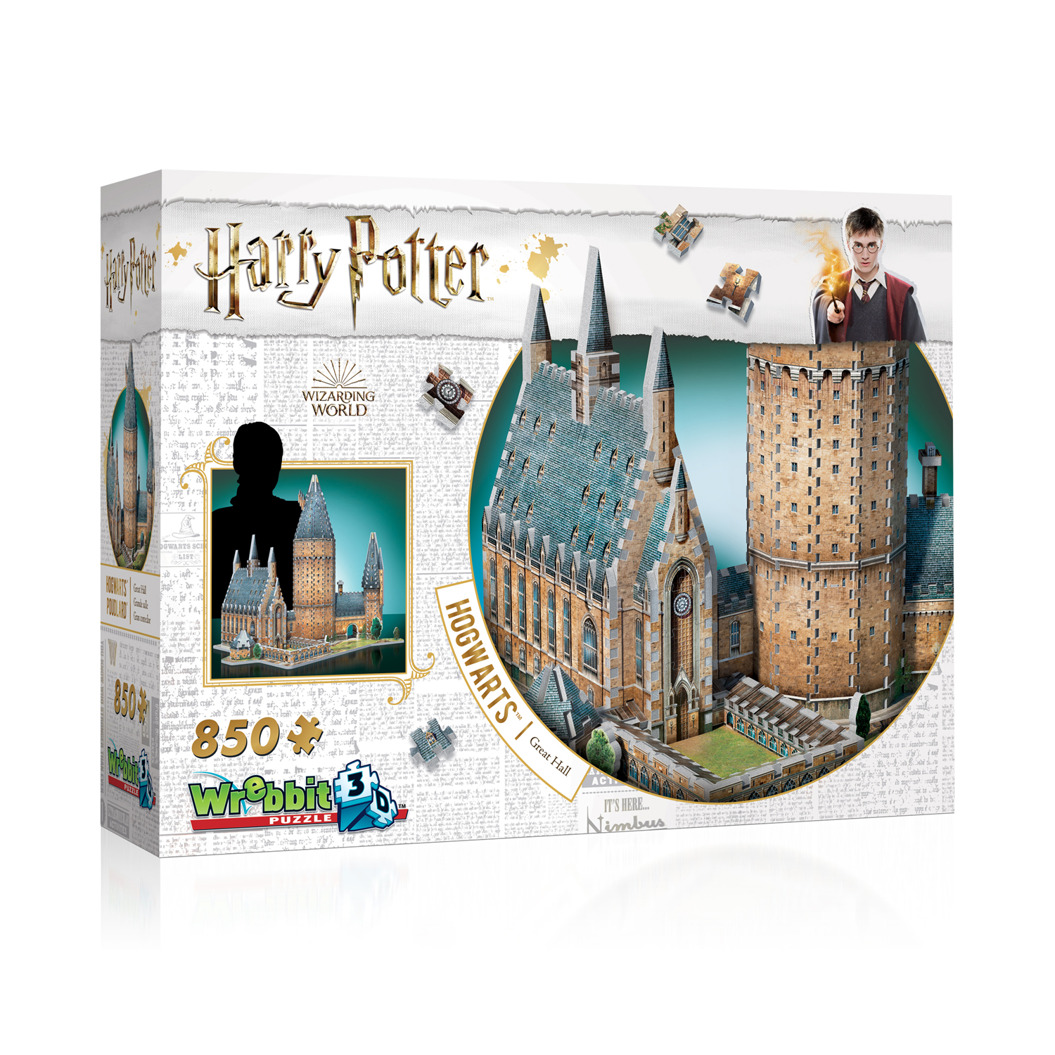 University Games 7565 Harry Potter Hogwarts Castle 3D Puzzle Wizarding World 
