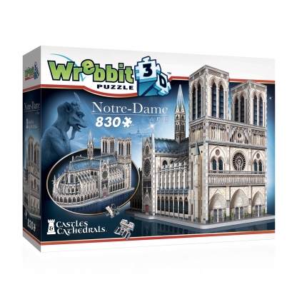 Notre-Dame de Paris | Cathedrals | Wrebbit 3D Puzzle | Box