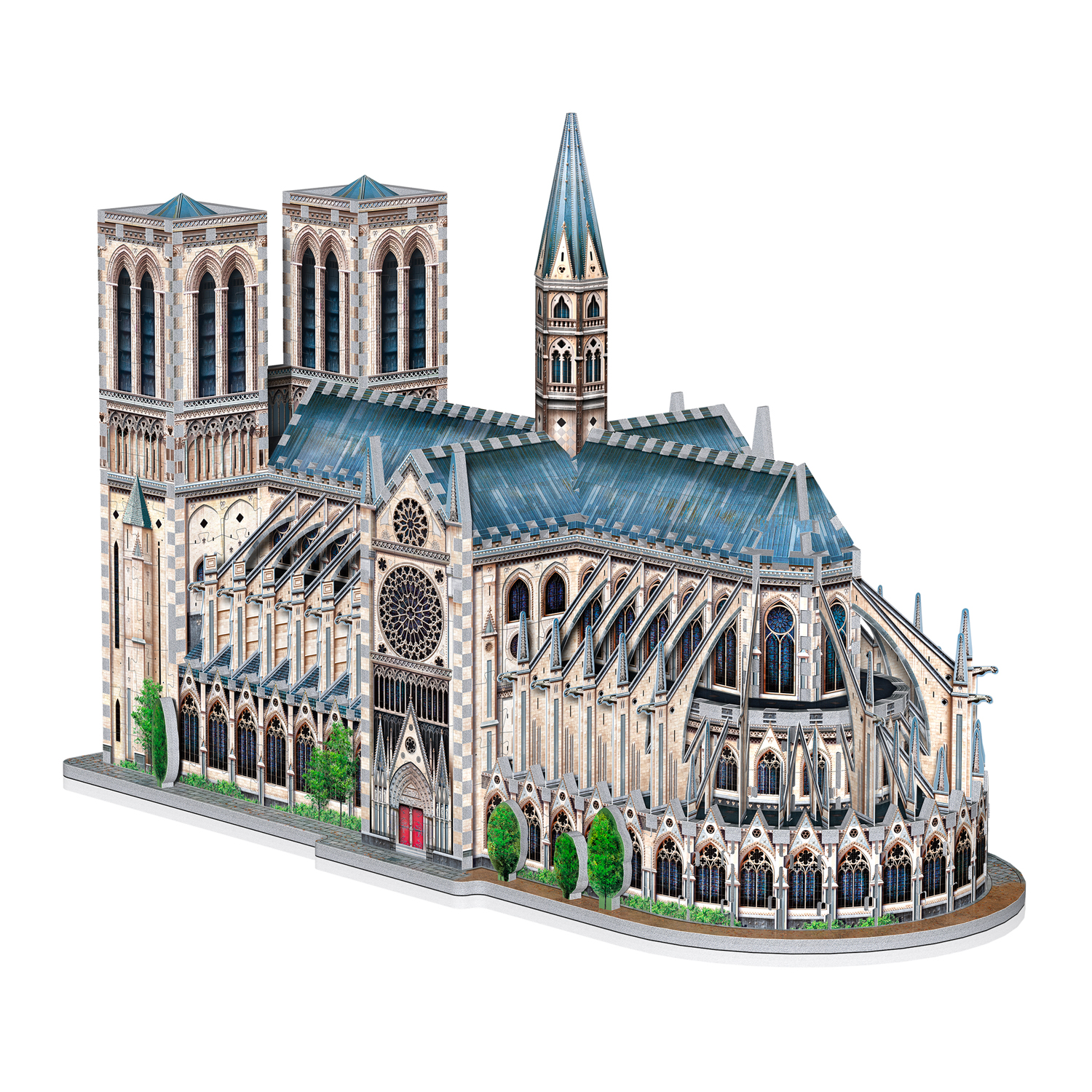 39pcs, B668-6 TY Juguetes educativos Magia Puzzle Notre Dame de Paris Modelo 3D Puzzle para Niños y adultos Jigsaw Puzzle 