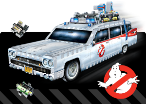 Ecto-1 | Thumbnail Ghostbusters Collection | Wrebbit 3D puzzle