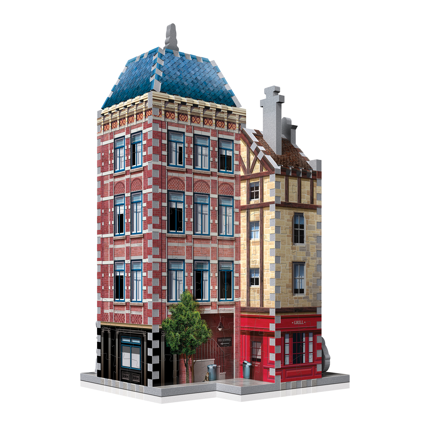 Hotel Haus Wrebbit Baukunst 295 Teile 3D Puzzle Stadthäuser Urbania 