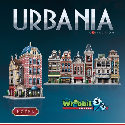 Hôtel | Urbania | Wrebbit 3D Puzzle | Dos de la boîte