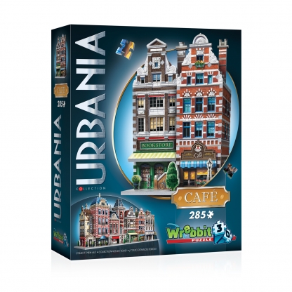 Café | Urbania | Wrebbit 3D Puzzle | Boîte