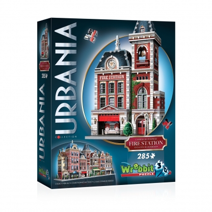 Caserne de pompiers | Urbania | Wrebbit 3D Puzzle | Boîte