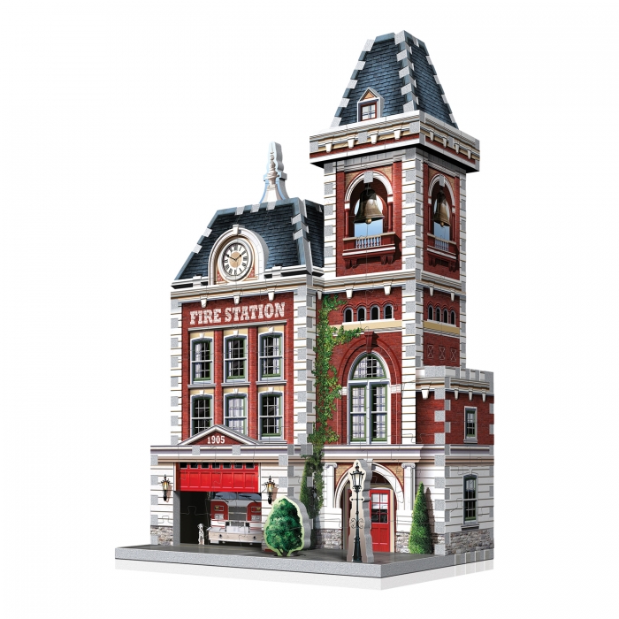 Fire Station | Urbania | Wrebbit 3D Puzzle | Main View