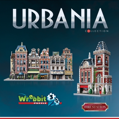 Caserne de pompiers | Urbania | Wrebbit 3D Puzzle | Collection