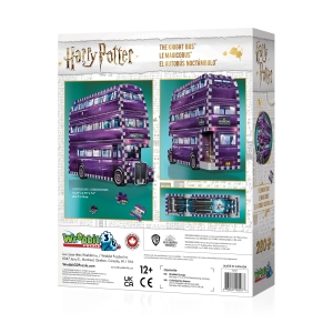 The Knight Bus | Harry Potter | Wrebbit 3D Puzzle | Back of the box