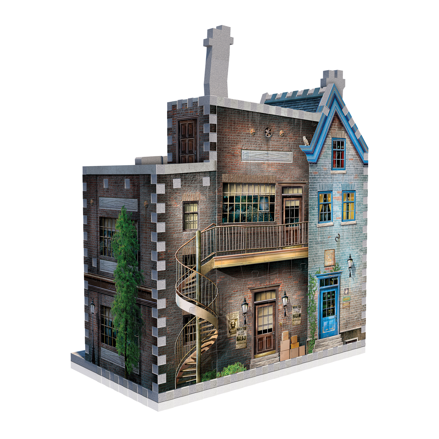 Harry Potter Wrebbit 3D Jigsaw Puzzle Diagon Alley Ollivander's and Scribbulus 