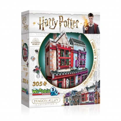 Quidditch Supplies | Diagon Alley | Harry Potter | Wrebbit 3D puzzle | Box