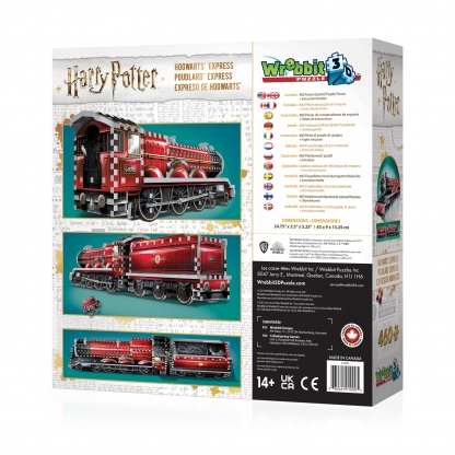 Poudlard Express | Harry Potter | Wrebbit 3D Puzzle | Dos de la boîte