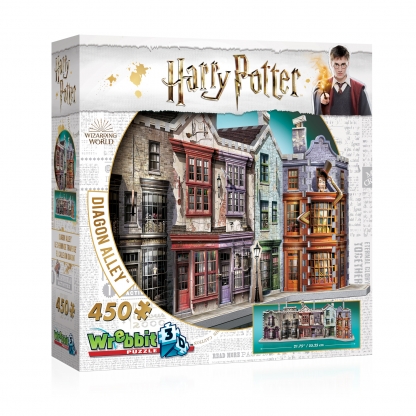 Diagon Alley | Harry Potter | Wrebbit 3D Puzzle | Box
