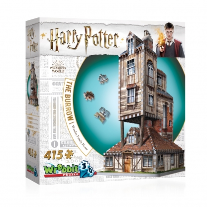 La maison des Weasley | Harry Potter | Wrebbit 3D Puzzle | Boîte