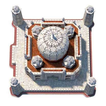 Taj Mahal | Classiques | Wrebbit 3D Puzzle | Vue 03
