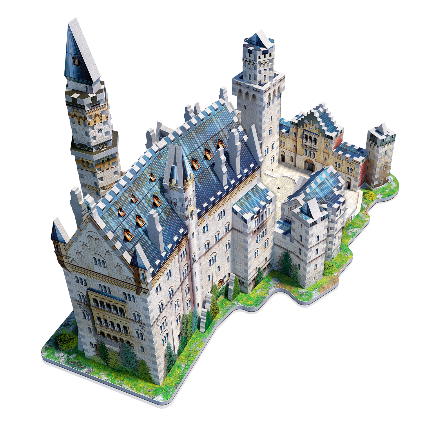 890pc Wrebbit 3D Puzzle Neuschwanstein Castle 