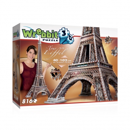 La Tour Eiffel | Classiques | Wrebbit 3D Puzzle | Boîte