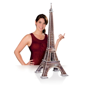 La Tour Eiffel | Classiques | Wrebbit 3D Puzzle | Hauteur