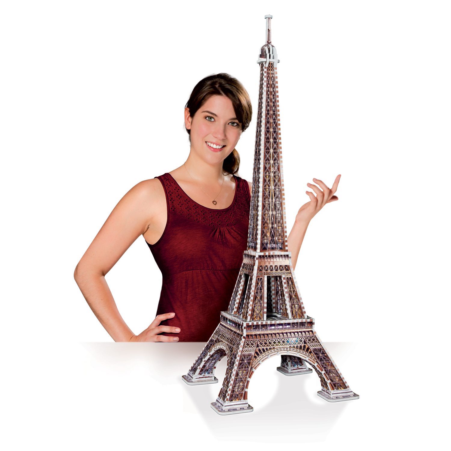 3D Puzzle Tour Eiffel avec DEL, 84 pièces, Cubi…