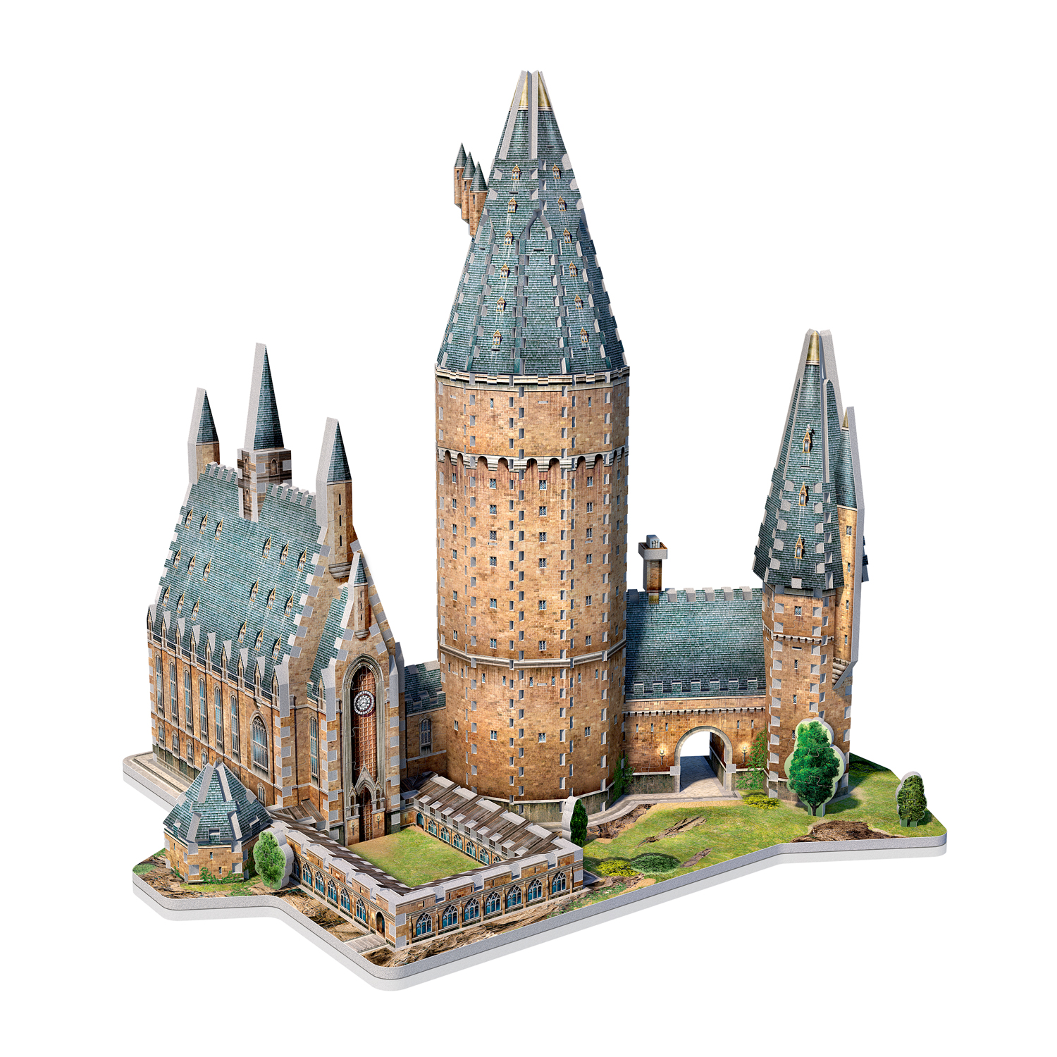 Wrebbit Harry Potter Hogwarts Great Hall 850 Pieces 3D Puzzle NEW 