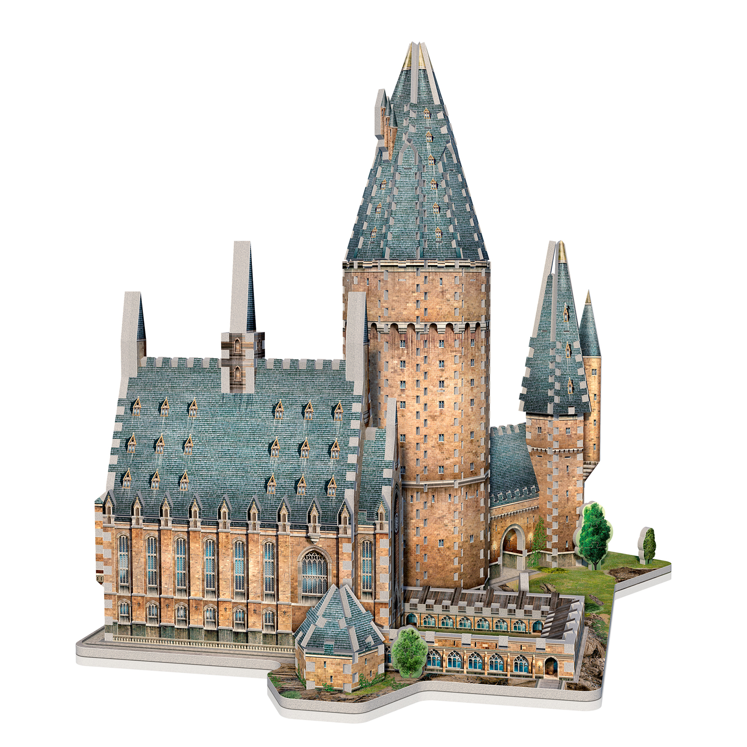 Wrebbit Harry Potter Hogwarts Great Hall 850 Pieces 3D Puzzle NEW 