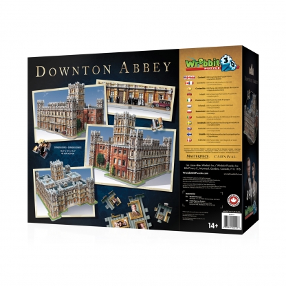 Downton Abbey | Wrebbit 3D Puzzle | Back of the box