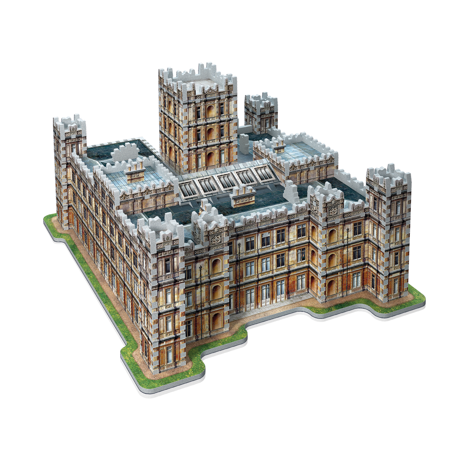 WREBBIT 3D 890Piece Brown/A Downton Abbey 3D Jigsaw Puzzle 