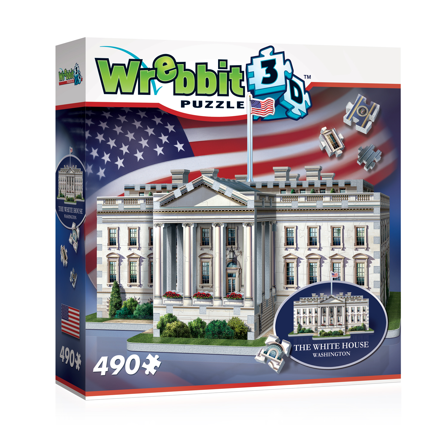 3D Puzzle White House Washington 2.Wahl Restposten B-Ware Cubic Fun Weißes Haus 