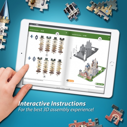 Consultez les instructions interactives | Château de Neuschwanstein